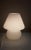 Vintage Mushroom-Shaped Table Lamp in White Opaque Glass, 1980s For Sale - Image 4 of 6