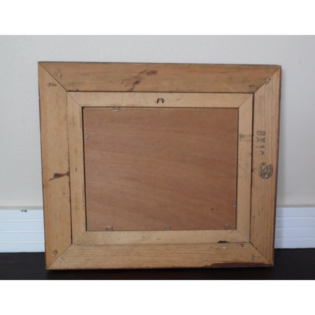 Vintage Framed Floral Still Life Oil on Board Painting Art Signed Robert Cox For Sale - Image 10 of 12