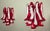 Metal Italian Petal Murano Sconces, 1980s, Set of 4 For Sale - Image 7 of 9