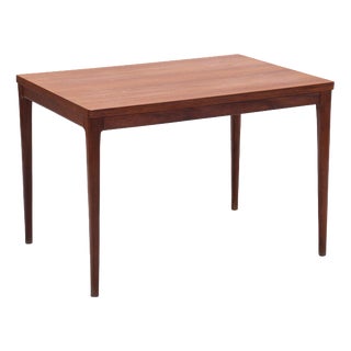 Mid-Century Danish Teak Extendable Dining Table For Sale