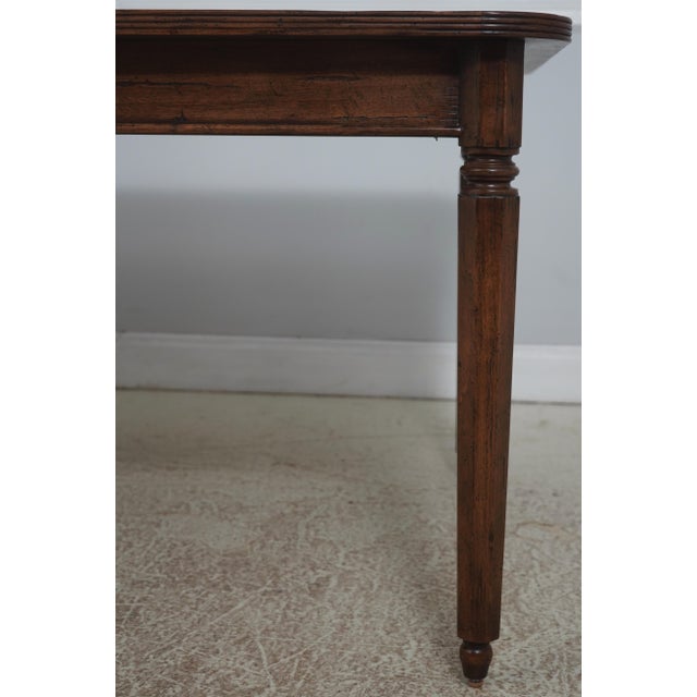 Brown Guy Chaddock Distressed Finish Dining Room Table For Sale - Image 8 of 12