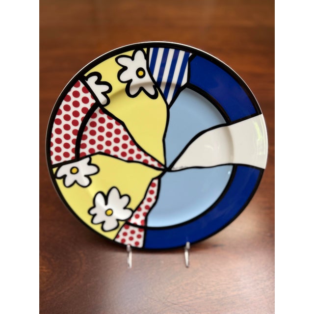 Published in 1990 by Rosenthal, Germany, Roy Lichtenstein’s, Water Lilies is an exquisite glazed porcelain charger,...