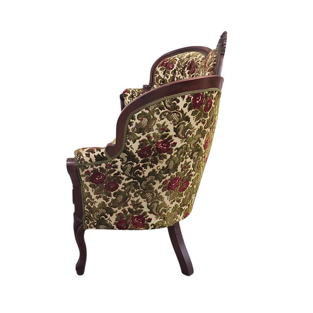Excellent condition vintage Kimball Furniture Reproductions Victorian style sofa, Windsor Group Collection, mahogany...