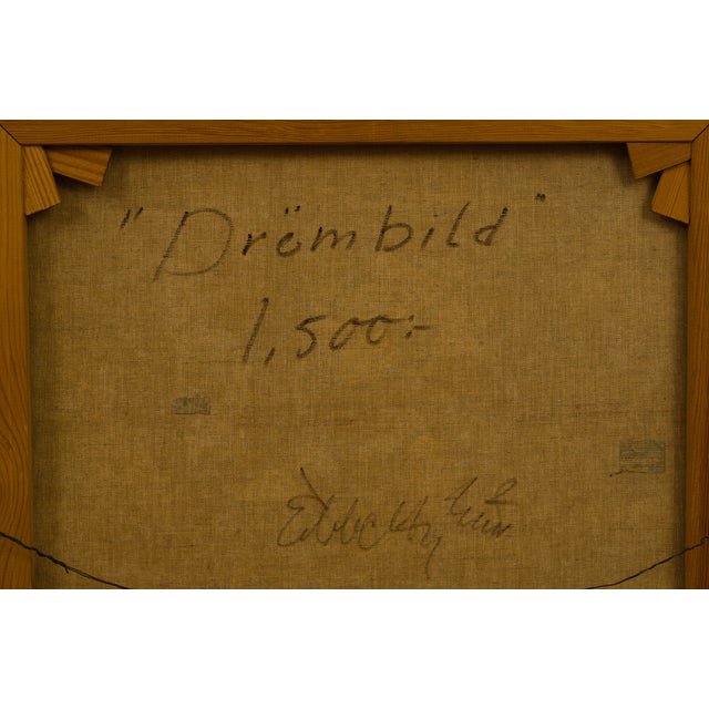 Ebbe Höglund, Dream Picture, 1960s, Oil on Canvas For Sale - Image 11 of 12