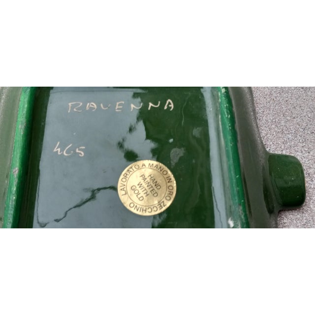 1950s Pure Gold Handpainted Ravenna, Italy Ashtray in Mosaic Form For Sale - Image 9 of 12