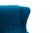 Blue Set of 20th Century Wingback Armchair with Ottoman, Denmark, 1950s For Sale - Image 8 of 16
