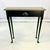 1990s 1990s Post Modern Boho Chic Black Thin Style Console Table. For Sale - Image 5 of 11