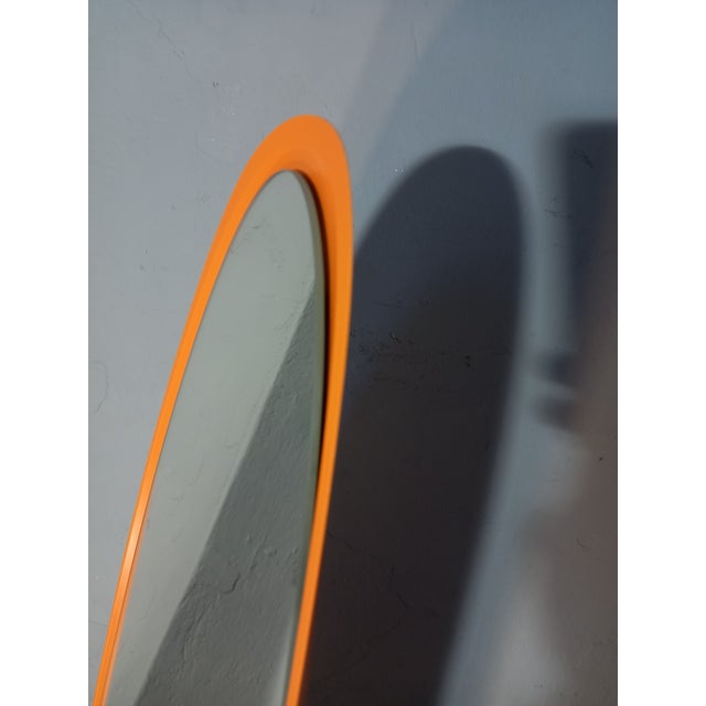 Model Unghia Nail Lipstick Floor Mirror in Orange For Sale - Image 6 of 15