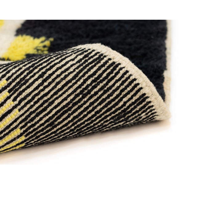 Hand-Knotted Wool Rug by Azele Studio For Sale - Image 6 of 9