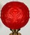 Late 19th Century Late 19th Century Victorian Brass and Red Satin Glass Griffin Piano Floor Lamp For Sale - Image 5 of 18