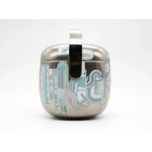 Rosenthal German Suomi Ice Bucket by Eduardo Paolozzi & Timo Sarpaneva for Rosenthal Studio-Line, 1970s For Sale - Image 4 of 12