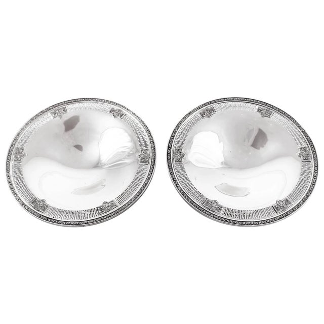 Metal Sterling Compotes by International - a Pair For Sale - Image 7 of 7