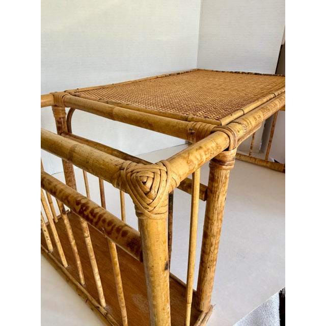 Vintage Bamboo and Rattan Breakfast Bed Tray For Sale - Image 11 of 11