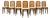 Set of 10 Late 19th Century Austrian Thonet Bentwood Cane Dining Chairs For Sale