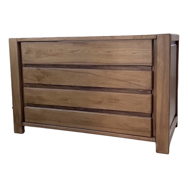 Elm Commode from Maison Regain, 1960s For Sale
