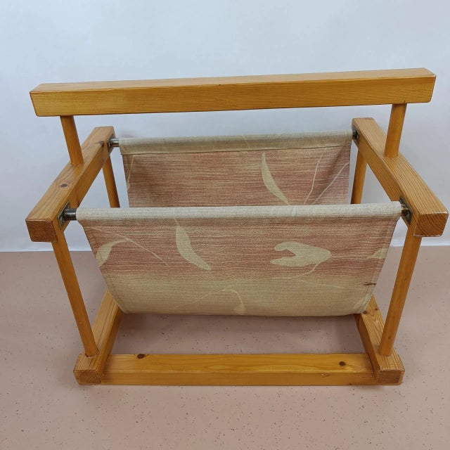 Vintage Magazine Rack, 1970s For Sale - Image 4 of 6