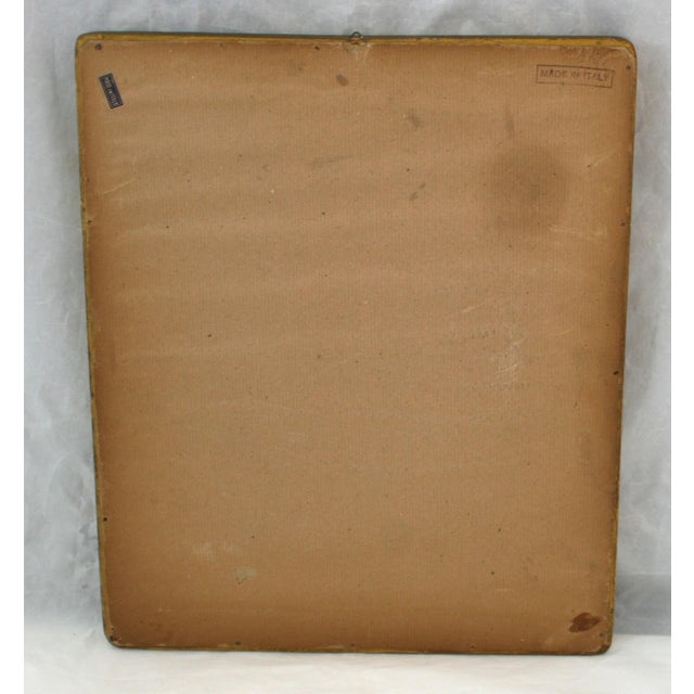 Antique Framed Italian Watercolor Painting "Venditore Di Agnelli" Street Cry Lamb Seller For Sale - Image 10 of 11