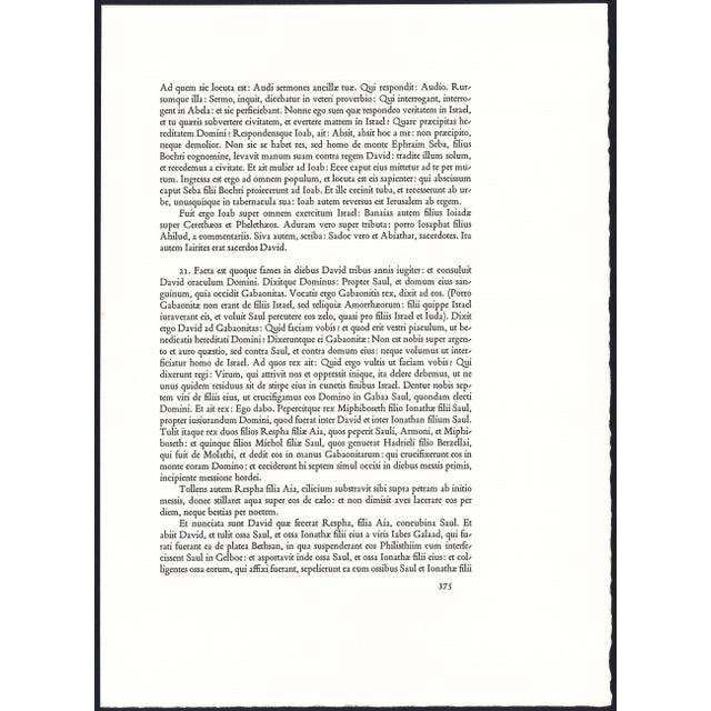 1967 Salvador Dalí Biblia Sacra Lithograph "Familia Ruth Moabitidis" (Ruth's Moabite Family) For Sale In New York - Image 6 of 11