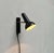 1960s Mid-Century Modern German Black Minimalist Wall Lamp from Hustadt, 1960s For Sale - Image 5 of 18