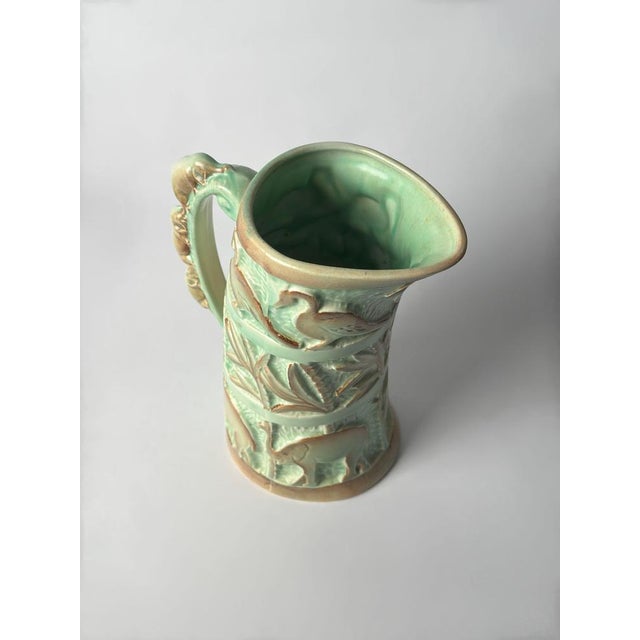 1930s Art Deco Tropical Style Ceramic Jug from Burleigh Ware, Burgess & Leigh, 1930s For Sale - Image 5 of 10
