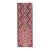 1970s Vintage Turkish Handmade Wool Cotton Red Runner Rug For Sale