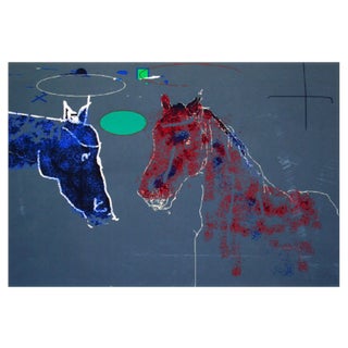 Marek Sapetto, Meeting - Horses, Digital Print, 1996 For Sale