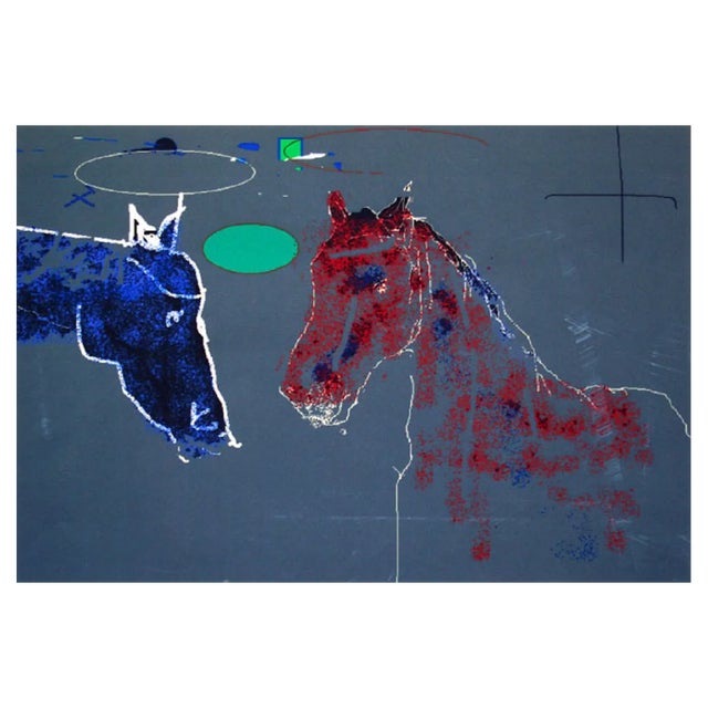 Marek Sapetto, Meeting - Horses, Digital Print, 1996 For Sale