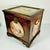 Burnt Umber 1970s Vintage Farmhouse Arts & Crafts Boho Chic Velvet Lined Rooster Storage Box For Sale - Image 8 of 18