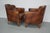 Vintage Dutch Cognac Colored Leather Club Chairs, 1970s, Set of 2 For Sale - Image 15 of 18