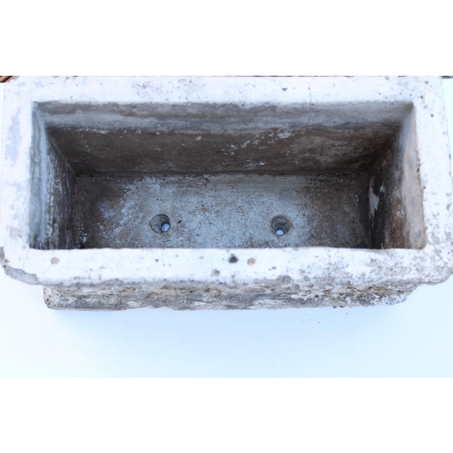 Late 19th Century 19th Century French Cast Stone Garden Cherub Planter For Sale - Image 5 of 5