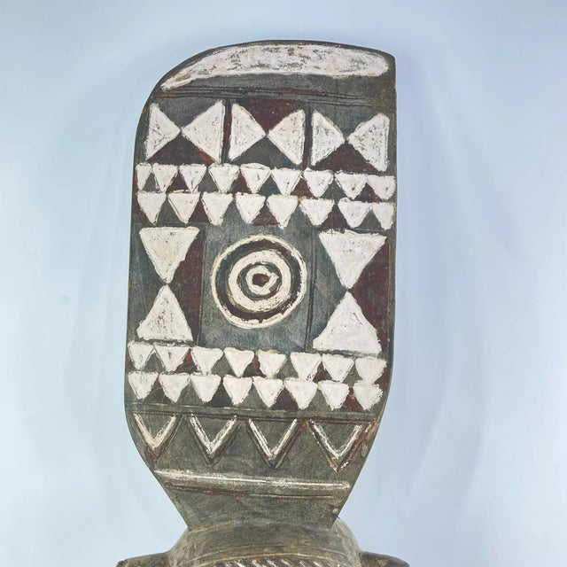 Gray Early 20th Century Bwa Butterfly Mask Burkina Faso MATTER COLLECTION For Sale - Image 8 of 10