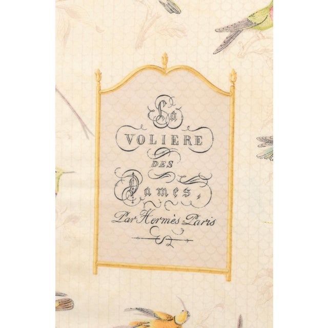 Vintage Hermès Hummingbird Scarf For Sale - Image 9 of 11