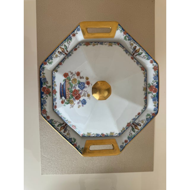 1990s Theodore Haviland Round Covered Vegetable Garden of Allah For Sale - Image 5 of 9