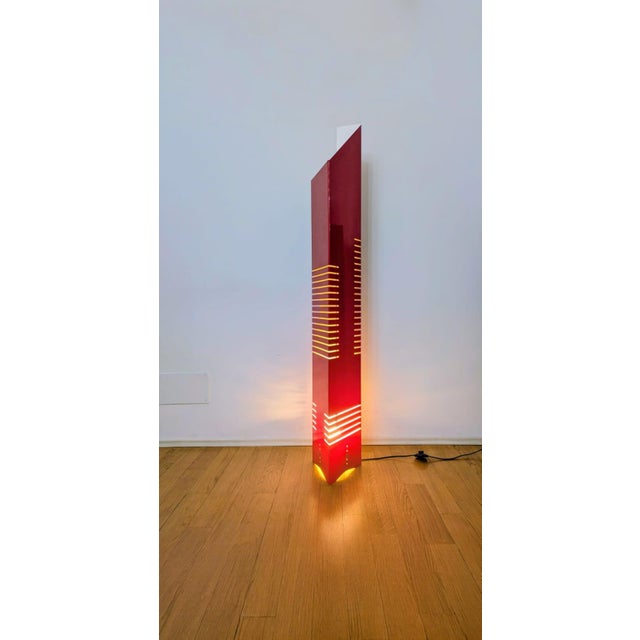 Metal Vintage Personaggi Floor Lamp by Carmellini and Rezzonico for Tronconi, Italy, 1980s For Sale - Image 7 of 13