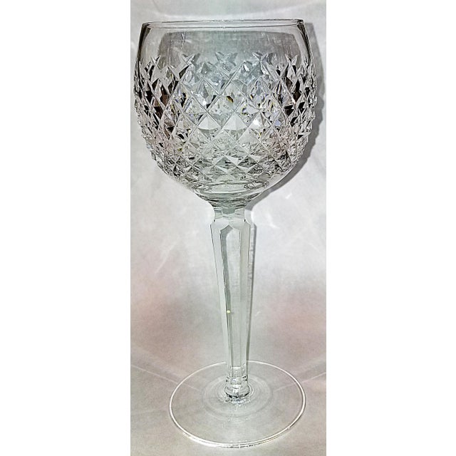 Traditional 1980s Waterford Alana Style Hock Goblets, Set of 10 For Sale - Image 3 of 10
