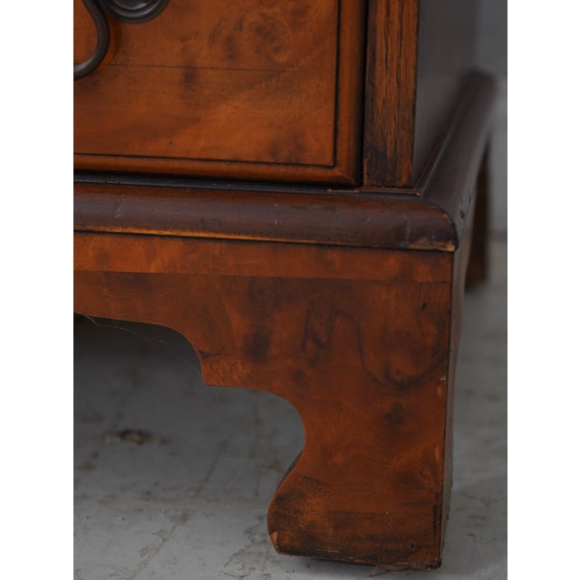 Brown Vintage George I Inlaid Walnut Secretary Desk Bookcase For Sale - Image 8 of 18