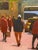 Brutalist And Another Hundred People Getting Off of the Train by Chicago Artist George T. Chakos For Sale - Image 3 of 11