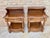 Mid 20th Century Spanish Wood Nightstands, Set of 2 For Sale - Image 17 of 18