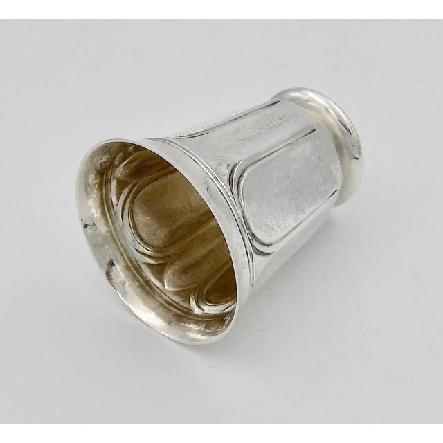 1910s Marie Zimmermann Sterling Silver Arts & Crafts Tumbler Julep Cup For Sale - Image 5 of 12