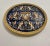 Navy Blue 1960s Gien France Faience “Renaissance” Pattern Decorative Plate For Sale - Image 8 of 11