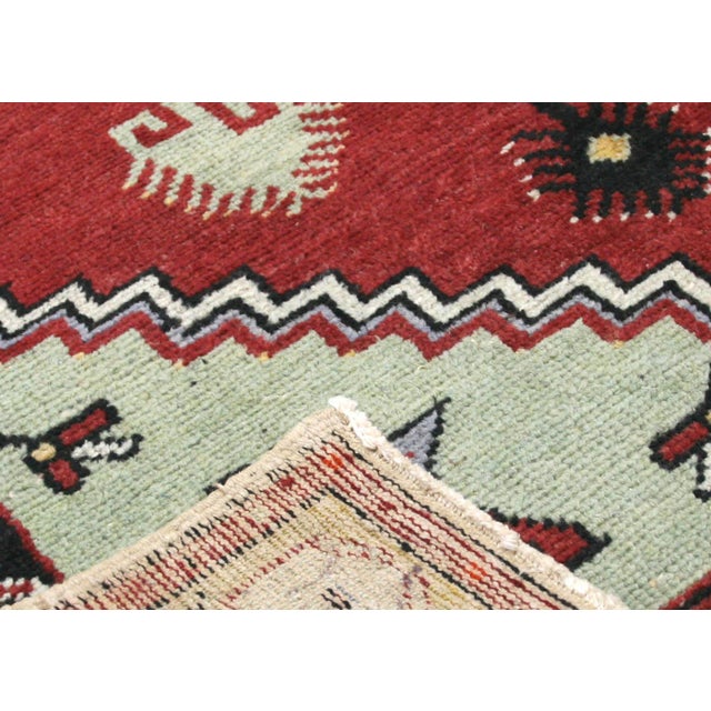 1960s Turkish Oushak Rug For Sale - Image 4 of 6