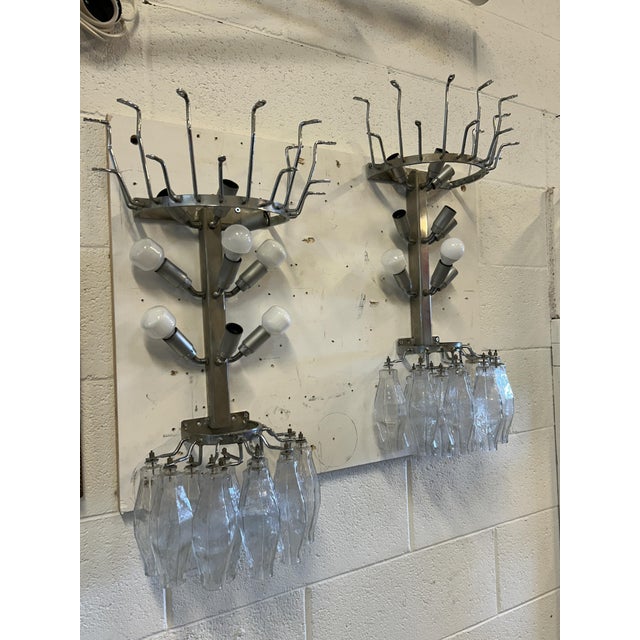 Polyhedron Appliques attributed to Toni Zuccheri for VeArt, 1960s, Set of 2 For Sale - Image 11 of 14