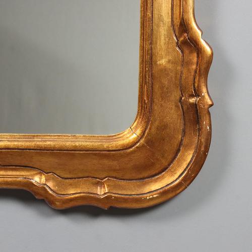Gilded Wooden Mirror For Sale - Image 6 of 9