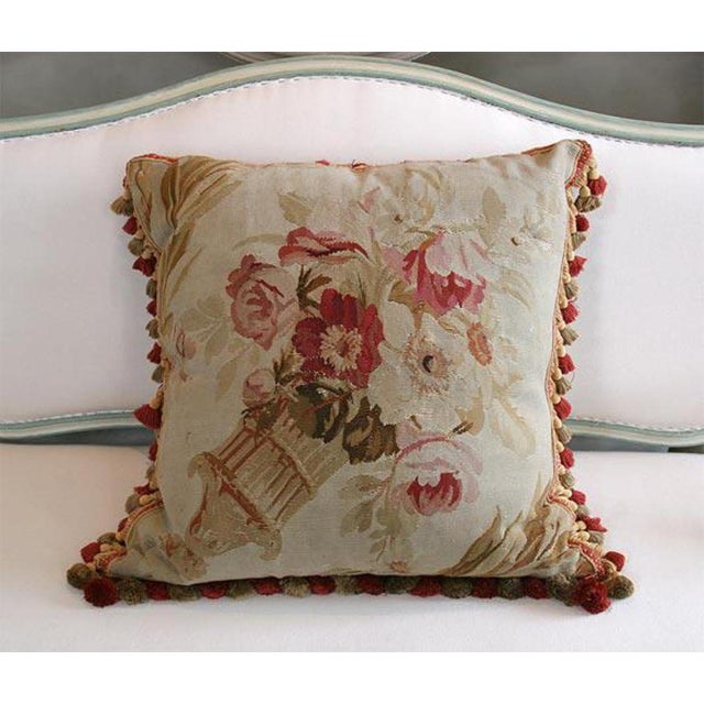 Antique Aubusson Pillow Chairish