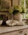 A beautifully weathered late-19th-century Italian holy water font, hand carved from solid marble in the form of an open...