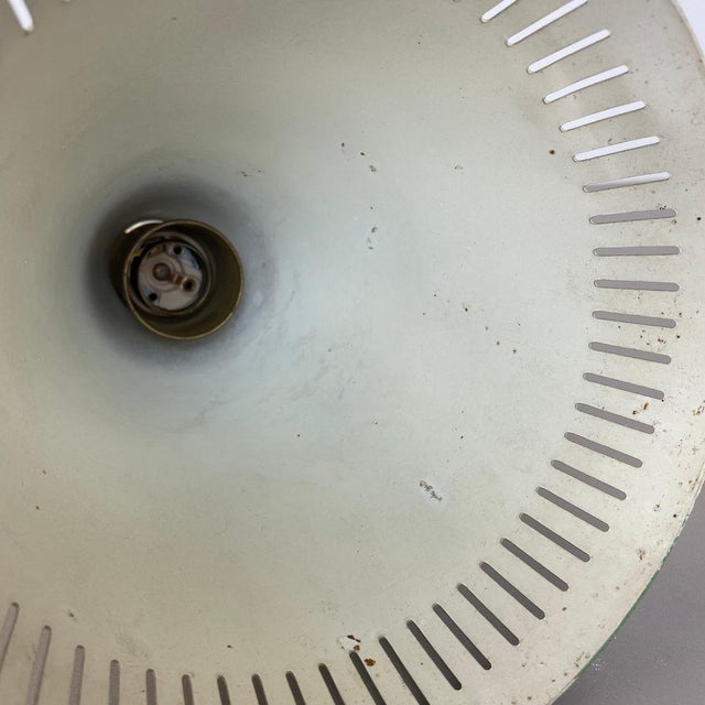 Mid-Century Diabolo Brass and Metal Tube Hanging Light from Stilnovo, Italy, 1950s For Sale - Image 17 of 18