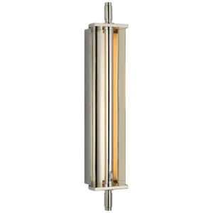 Thomas O'Brien for Visual Comfort Signature Cilindro Large Reflector Sconce in Polished Nickel