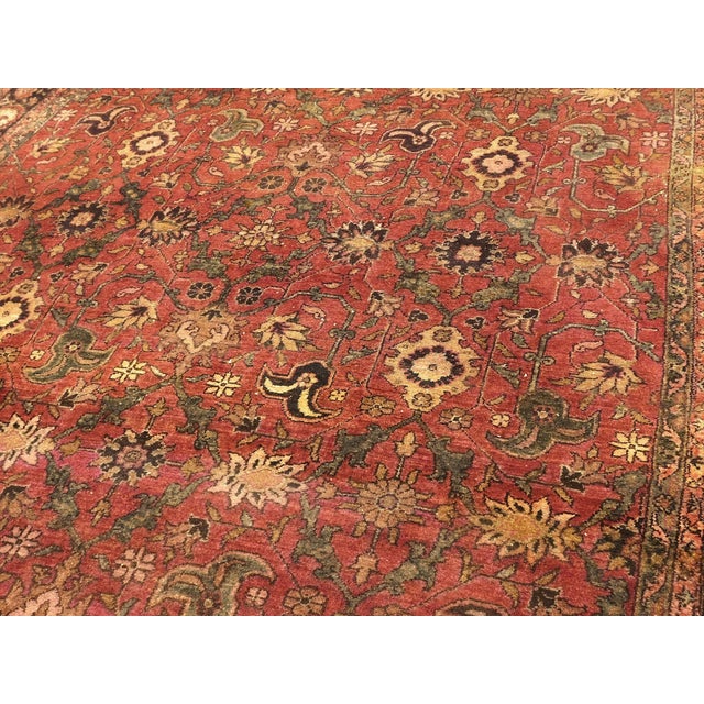Hand-Knotted Antique Persian Rug. For Sale - Image 16 of 18