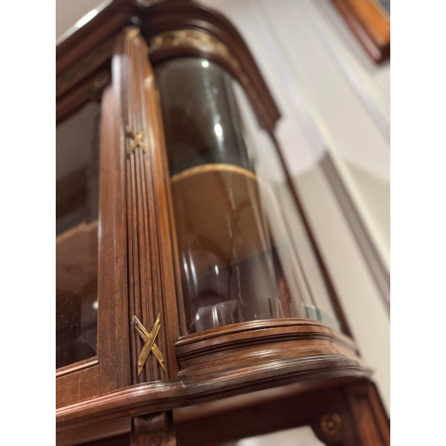 Sienna Late 19th Century French Louis XVI-style Buffet À Deux Corps Two-Piece Cabinet For Sale - Image 8 of 11