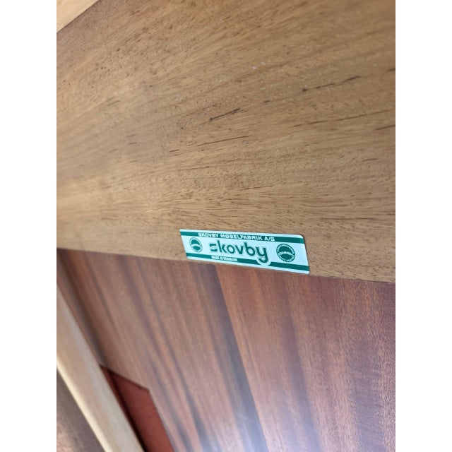 Brown Skovby Mobelfabrik Rosewood Extendable Dining Table Denmark Mid-Century Modern 1970s For Sale - Image 8 of 12